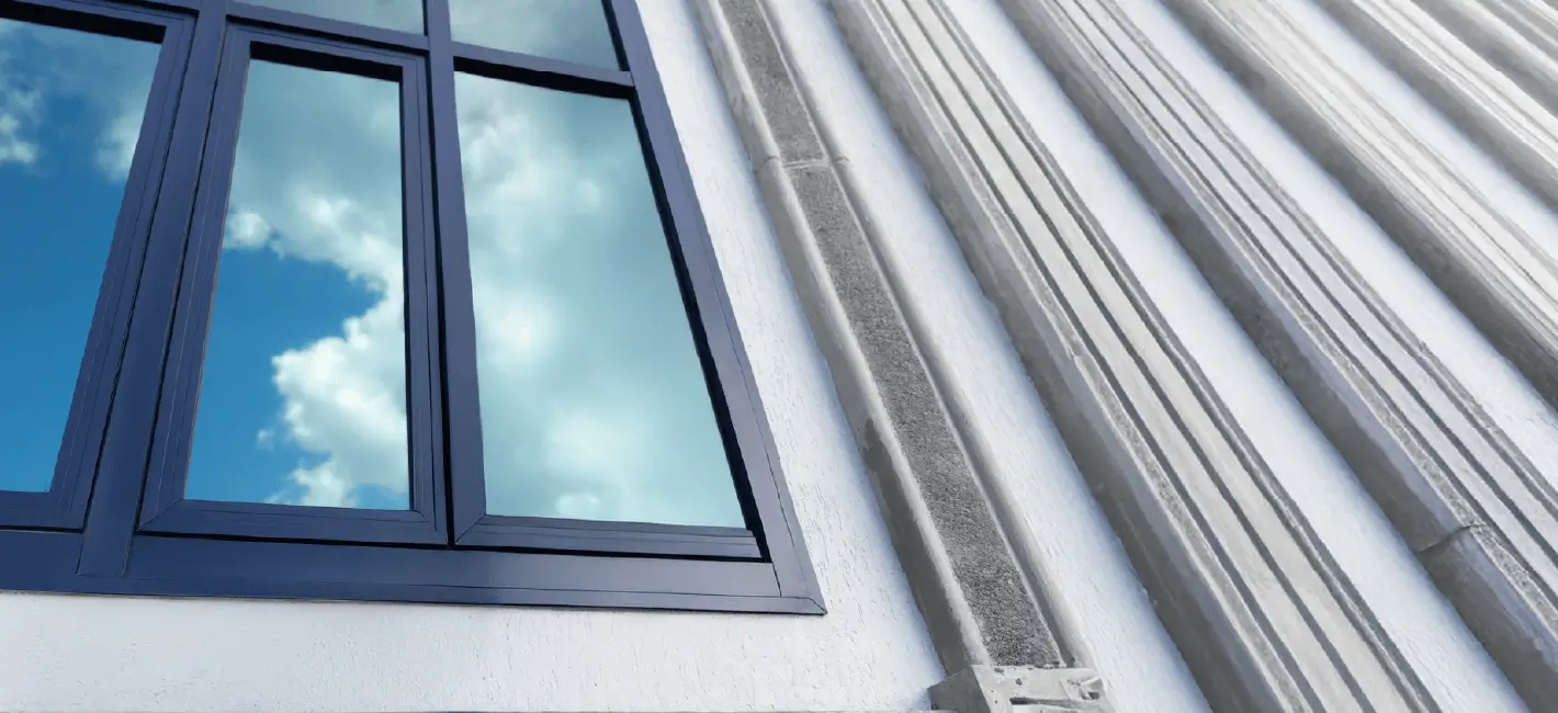 IBL house building with sky in the background